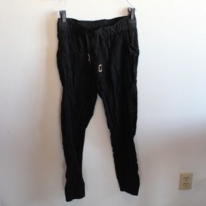 Cropped Black Pants